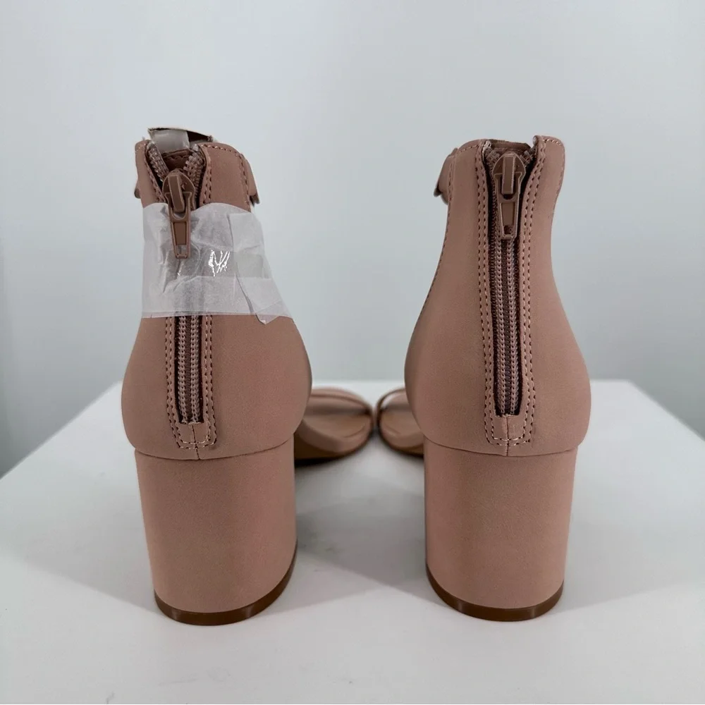 I.N.C. Hadwin Scallop Two-Piece Sandals in Pink Bloom size 12 Ankle Strap